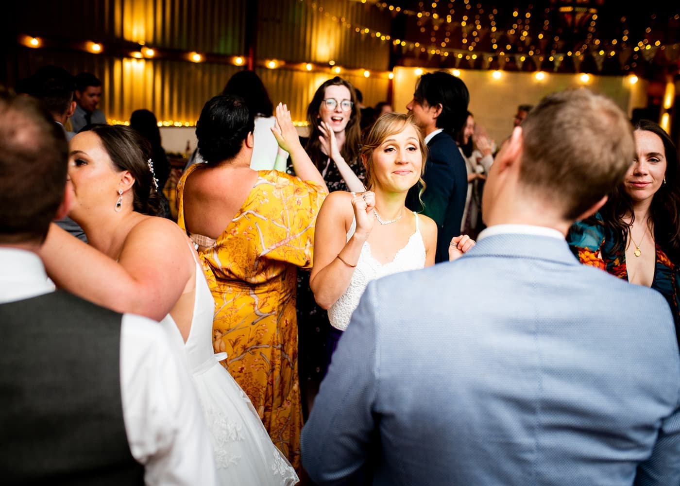Guests Dancing At Disco